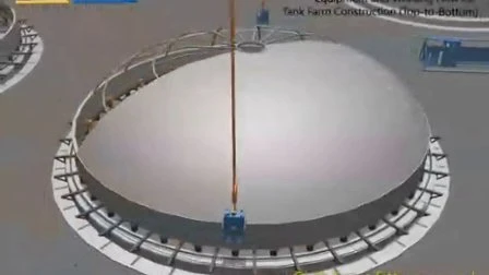 Saldatrice per serbatoi di stoccaggio del gasolio per la costruzione di serbatoi (EGW/AGW)